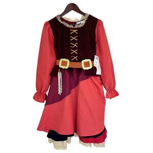Disney Kids Pirates Of The Caribbean Halloween Cosplay Redd  Play Costume XL(14)